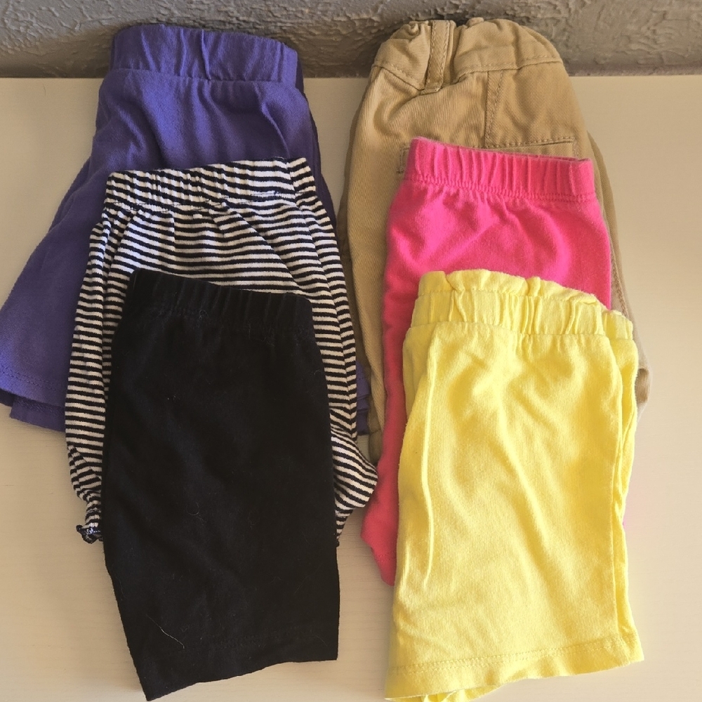 Kids Colorful Shorts Set Of 6